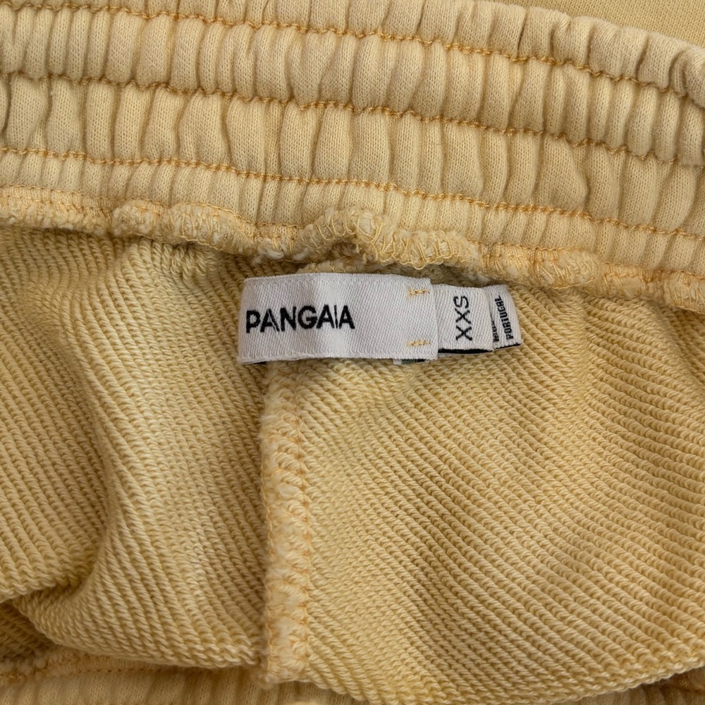 Pangaia 365 Midweight 100% Organic Cotton Shorts Yellow Size XXS - Picture 6 of 13